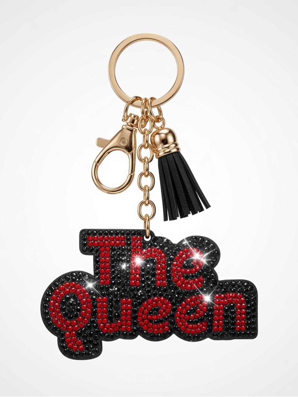 Queen bling charm Keychain